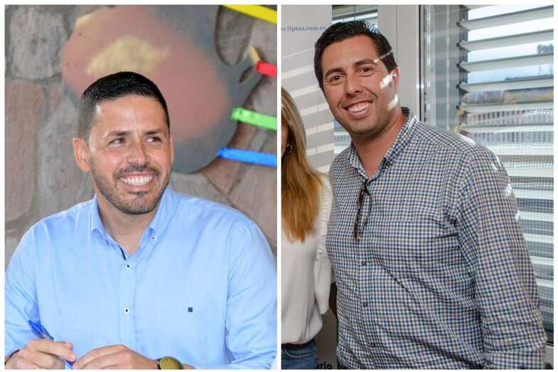 Héctor Suárez y Ajejandro Ramos, pregoneros de las fiestas de Melenara y El Caracol, respectivamente (Foto TA)